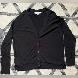 Loft black cardigan